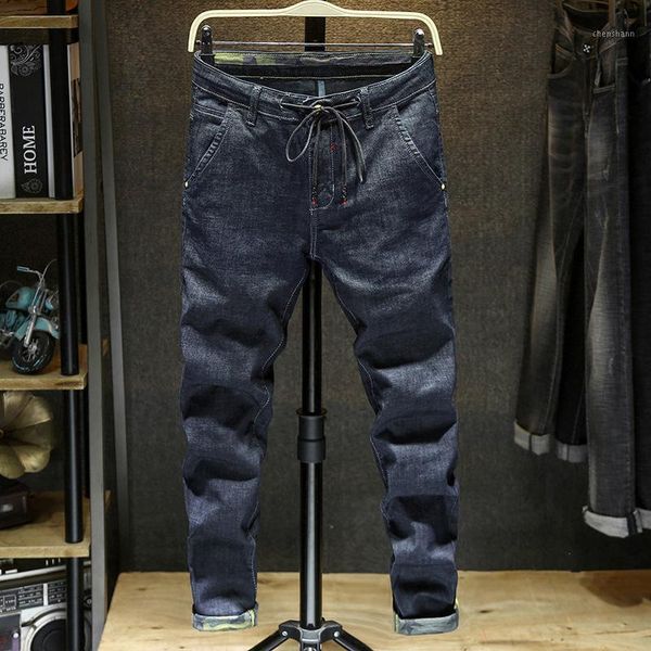 men's jeans black men slim solid color casual full length straight denim washed cowboy the four seasons harem pants male1, Blue
men's jeans black men slim solid color casual full length straight denim washed cowboy the four seasons harem pants male1, Blue