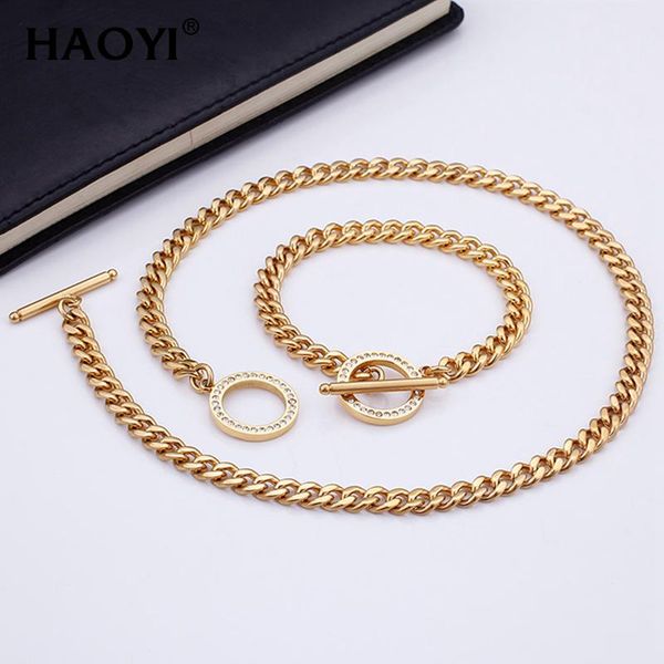 7mm stainless steel femme jewelry sets classic cuban curb tri-color bracelet & necklace sets women rhinestone choker jewelry, Silver
7mm stainless steel femme jewelry sets classic cuban curb tri-color bracelet & necklace sets women rhinestone choker jewelry, Silver