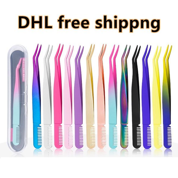 14styles stainless steel thin mouth with comb eyebrow clip eyebrow trimming tweezers wearing false eyelashes beauty tools with box
14styles stainless steel thin mouth with comb eyebrow clip eyebrow trimming tweezers wearing false eyelashes beauty tools with box