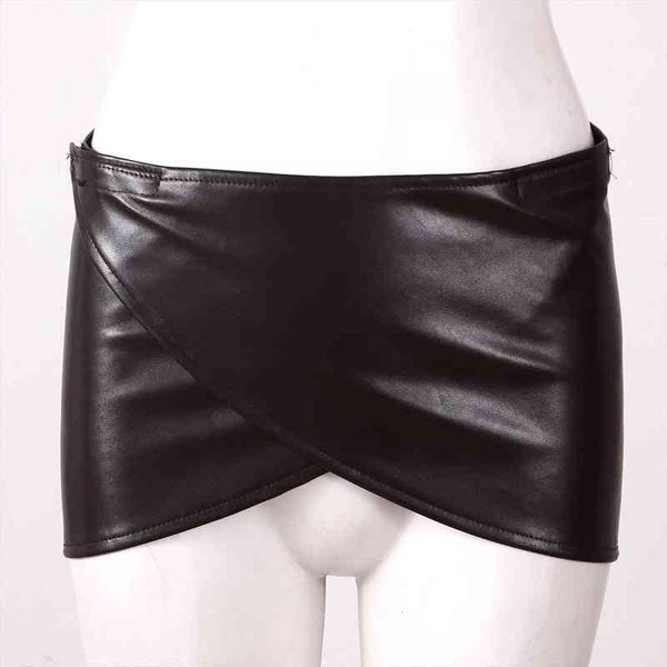 women anime bodycon skirts wetlook pu leather wrapped miniskirt crisscross front apron mini skirt belt halloween cosplay costume, Black
women anime bodycon skirts wetlook pu leather wrapped miniskirt crisscross front apron mini skirt belt halloween cosplay costume, Black