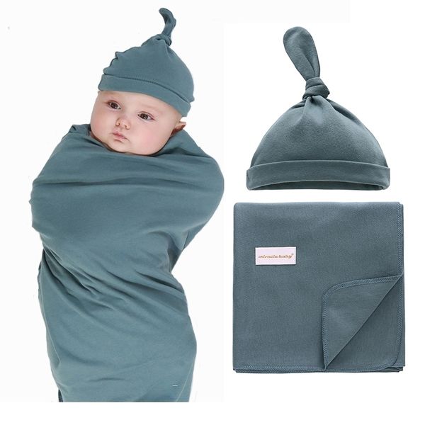 1 set 0-6 months newborn muslin receiving swaddle blanket +hat for baby boys girls infant sleeping bag wrap cloth y201009
1 set 0-6 months newborn muslin receiving swaddle blanket +hat for baby boys girls infant sleeping bag wrap cloth y201009