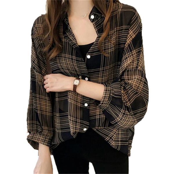 2021 new summer female size big 4xl wild chess fashion thin section models for women's jacket a175 gnes, Black;brown
2021 new summer female size big 4xl wild chess fashion thin section models for women's jacket a175 gnes, Black;brown