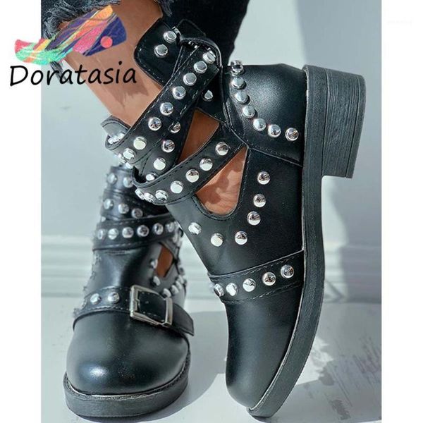 boots doratasia brand women solid buckle strap platform shoes rivet cool design fashion spring autumn boots1, Black
boots doratasia brand women solid buckle strap platform shoes rivet cool design fashion spring autumn boots1, Black