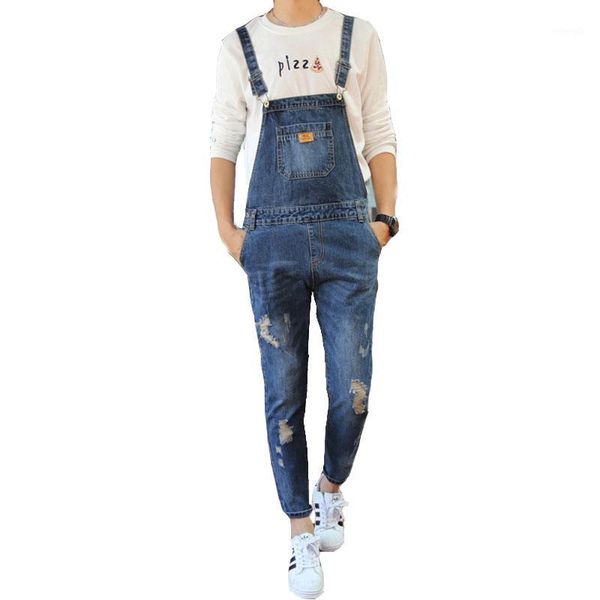 2020 new fashion classic men size 28-33 denim bib overalls multi pockets hole washed blue jean jumpsuits for male1
2020 new fashion classic men size 28-33 denim bib overalls multi pockets hole washed blue jean jumpsuits for male1