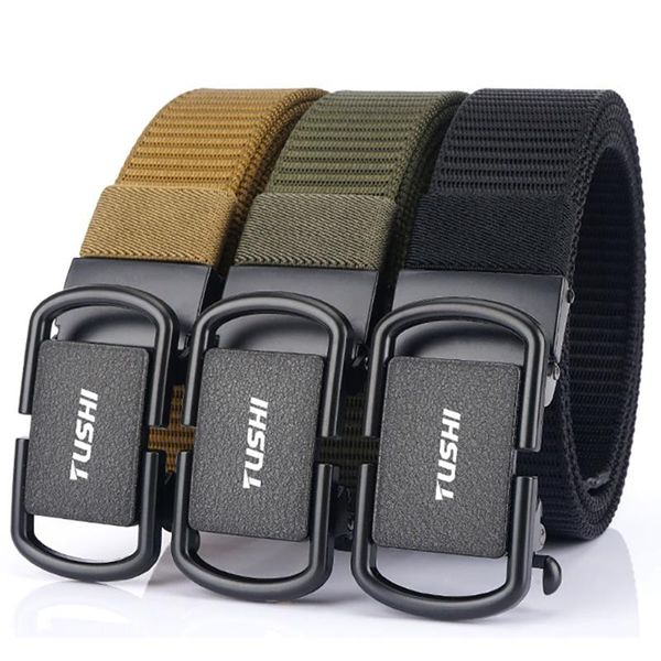 waist support 2021 men's tactical belt real nylon official authentic hard metal automatic buckle sports soft, Black;gray
waist support 2021 men's tactical belt real nylon official authentic hard metal automatic buckle sports soft, Black;gray