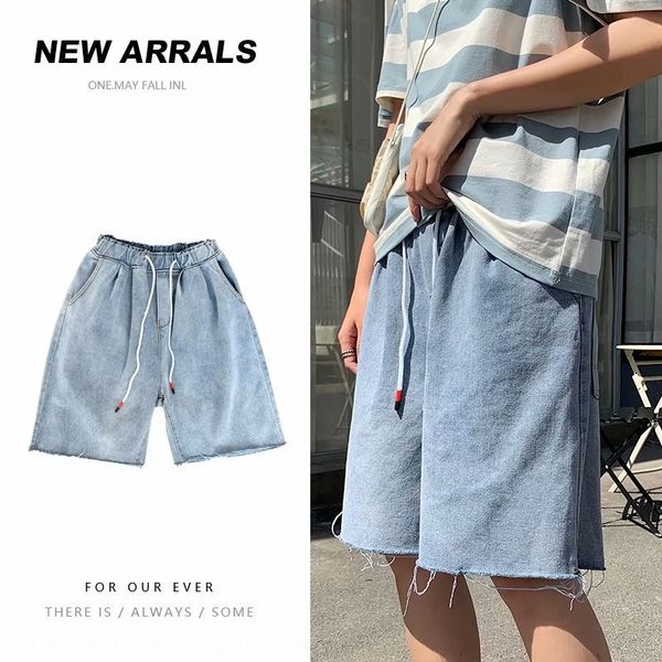 e19sk and denim men's loose capris thin summer wear straight casual 5-point pants denim shortsversatile korean version trend shorts ver, Blue
e19sk and denim men's loose capris thin summer wear straight casual 5-point pants denim shortsversatile korean version trend shorts ver, Blue