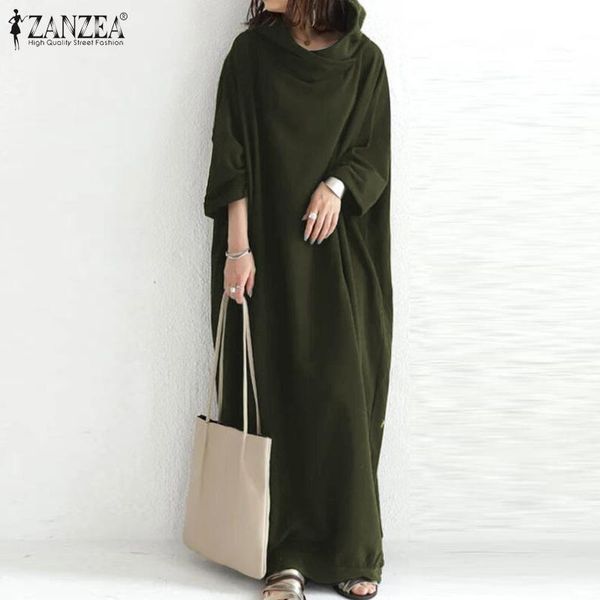 2020 zanzea autumn hoodies sweatshirt dress women hooded pullover sundress solid kaftan robe casual loose long vestidos femme, Black;gray
2020 zanzea autumn hoodies sweatshirt dress women hooded pullover sundress solid kaftan robe casual loose long vestidos femme, Black;gray
