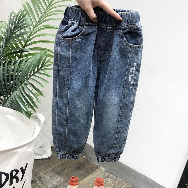 jeans brand kids baby boys girls casual denim pants spring and autumn for children size: 90-130, Blue
jeans brand kids baby boys girls casual denim pants spring and autumn for children size: 90-130, Blue