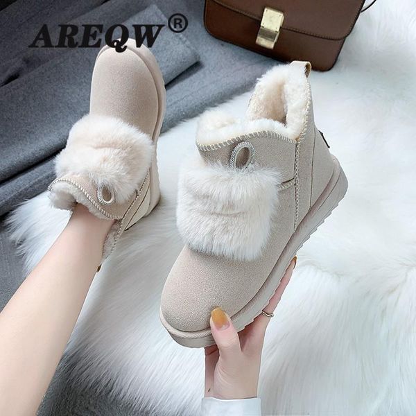 snow boots winter female ankle boots warmer plush bowtie fur rubber flat slip on fashion platform women's shoes, Black
snow boots winter female ankle boots warmer plush bowtie fur rubber flat slip on fashion platform women's shoes, Black