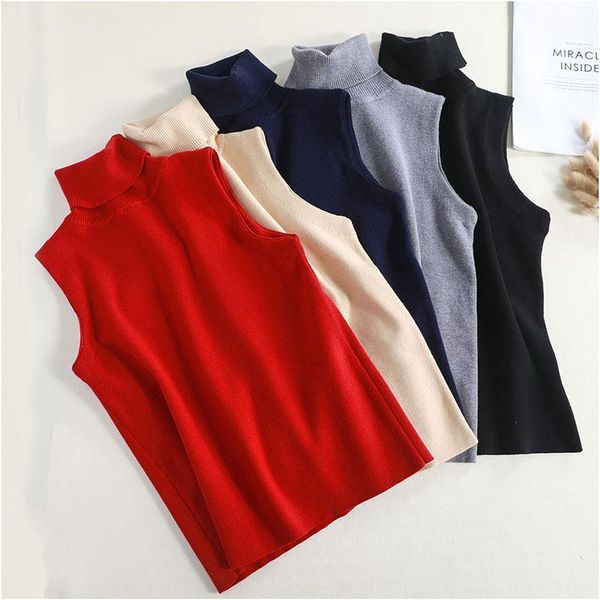 thick spring autumn high neck sleeveless sweater pullovers vest women knitted sweater tank female turtleneck knit jacket1, White;black
thick spring autumn high neck sleeveless sweater pullovers vest women knitted sweater tank female turtleneck knit jacket1, White;black