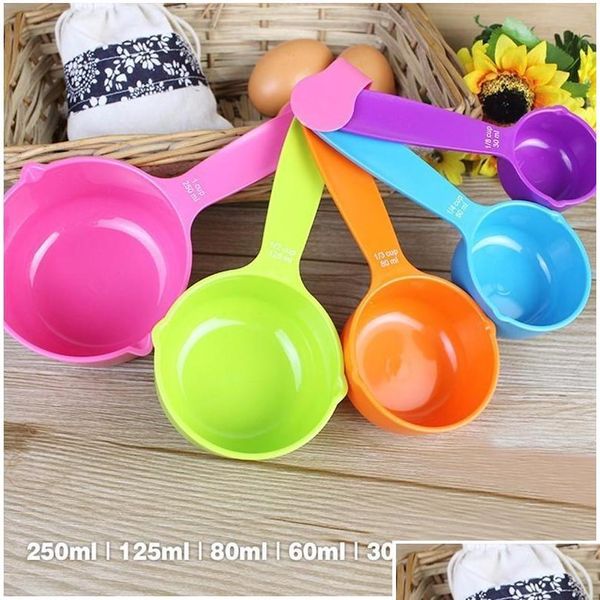 5pcs/set measuring spoons colorful plastic measure spoon useful sugar cake baking spoon kitchen ba jllrld dh_niceshop
5pcs/set measuring spoons colorful plastic measure spoon useful sugar cake baking spoon kitchen ba jllrld dh_niceshop