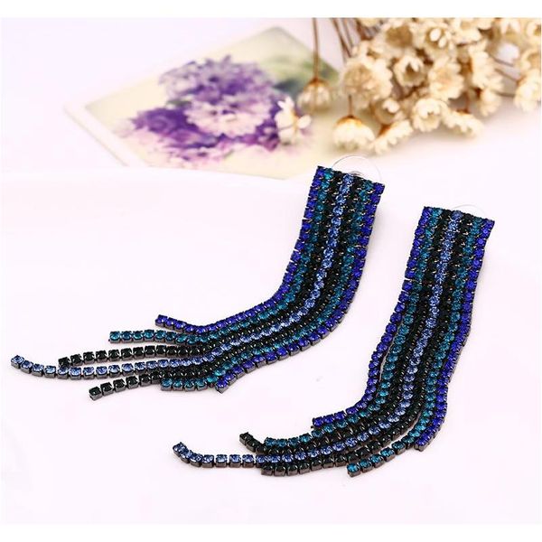 black full rhinestone vintage tassel earrings drop earring quality earrings for women luxury jewelry long d sqcvws new_dhbest, Silver
black full rhinestone vintage tassel earrings drop earring quality earrings for women luxury jewelry long d sqcvws new_dhbest, Silver