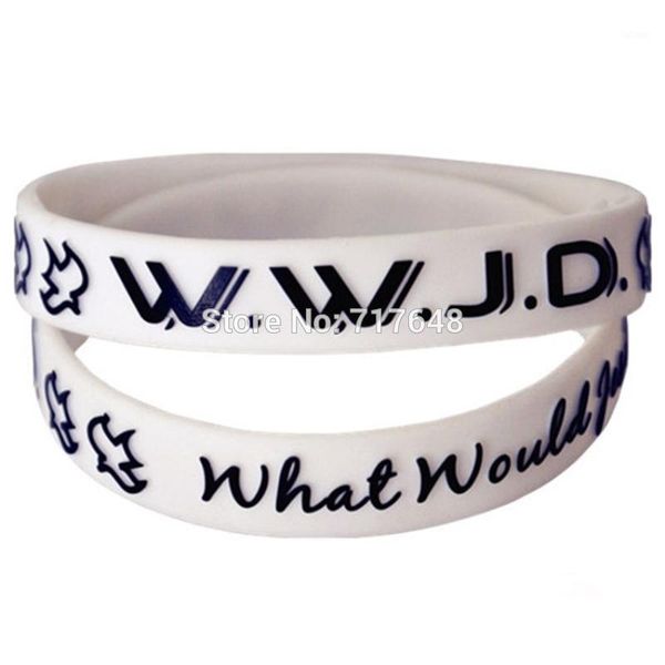 300pcs wwjd what would jesus do dove jesus white yellow pink blue wristband silicone bracelets by epacket a1
300pcs wwjd what would jesus do dove jesus white yellow pink blue wristband silicone bracelets by epacket a1
