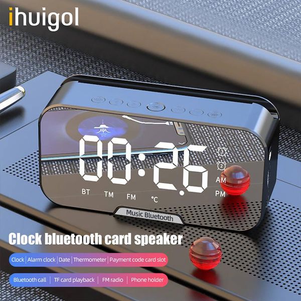 ihuigol multifunction wireless bluetooth speaker portable column led digital mirror alarm clock fm radio tf card aux charge mic
ihuigol multifunction wireless bluetooth speaker portable column led digital mirror alarm clock fm radio tf card aux charge mic