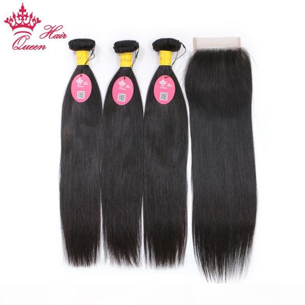queen hair peruvian straight virgin hair bundles with closure 4pcs lot 100% human hair double weft weave 8"-30" natural color, Black
queen hair peruvian straight virgin hair bundles with closure 4pcs lot 100% human hair double weft weave 8"-30" natural color, Black
