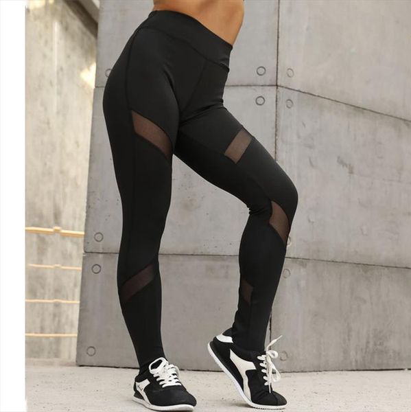 mesh leggings women fitness workout activewear push up pants elastic breathable patchwork high waist leggings, Black
mesh leggings women fitness workout activewear push up pants elastic breathable patchwork high waist leggings, Black
