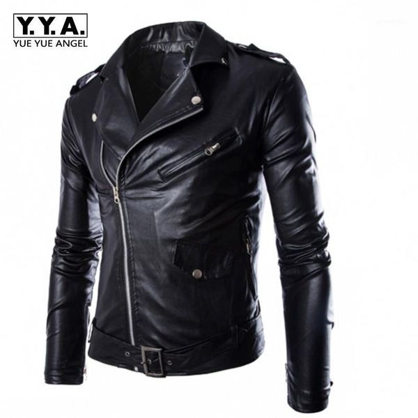 fashion motor biker pu leather jacket men buckle zip lapel collar british jaqueta motoqueiro black white punk rock outwear coats1
fashion motor biker pu leather jacket men buckle zip lapel collar british jaqueta motoqueiro black white punk rock outwear coats1