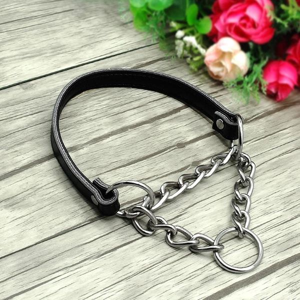 durable dog chain training collar pu leather padded pet neck strap heavy duty pets chain chocker collars for small med wmtygt
durable dog chain training collar pu leather padded pet neck strap heavy duty pets chain chocker collars for small med wmtygt