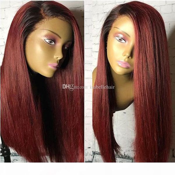 1b 99j ombre human hair wig for black women straight pre plucked brazilian virgin full lace wigs with baby hair lace front wig, Black;brown
1b 99j ombre human hair wig for black women straight pre plucked brazilian virgin full lace wigs with baby hair lace front wig, Black;brown