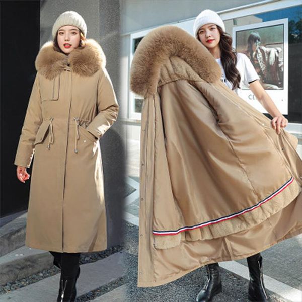 outerwear warm 2020 winter women parka liner plus velvet thick down cotton coat split female long jacket plus size m 3xl dh17, Black
outerwear warm 2020 winter women parka liner plus velvet thick down cotton coat split female long jacket plus size m 3xl dh17, Black