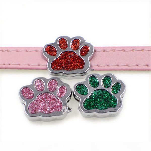 50pcs new arrival dog paw 8mm slider charms fit 8mm pet collar diy necklace & bracelet keychains jewelry findings, Silver
50pcs new arrival dog paw 8mm slider charms fit 8mm pet collar diy necklace & bracelet keychains jewelry findings, Silver