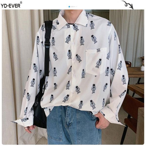 fashion print spring white shirts for men 2020 korean casual long sleeve man blouse streetwear male loose shirts-d, White;black
fashion print spring white shirts for men 2020 korean casual long sleeve man blouse streetwear male loose shirts-d, White;black