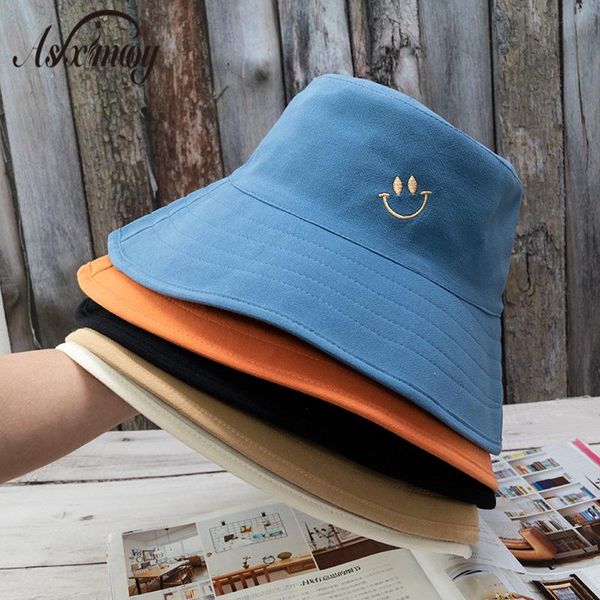wide brim hats beach sun for women basin chapeau students bucket hat smile embroidery fisherman cap panama bob caps femme, Blue;gray
wide brim hats beach sun for women basin chapeau students bucket hat smile embroidery fisherman cap panama bob caps femme, Blue;gray