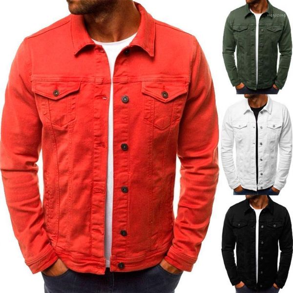 men denim slim jackets jackets solid long sleeve 2 front pockets coat for autumn nyz shop1, Black;brown
men denim slim jackets jackets solid long sleeve 2 front pockets coat for autumn nyz shop1, Black;brown