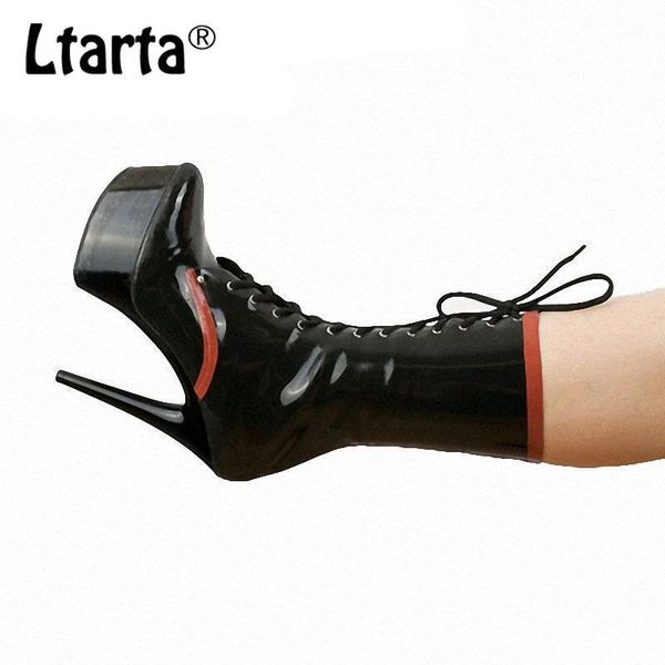 boots ltarta 15cm stylish front tie with bow strap women's ultra-fine high heeled paint catwalk low lyp-c-0391, Black
boots ltarta 15cm stylish front tie with bow strap women's ultra-fine high heeled paint catwalk low lyp-c-0391, Black