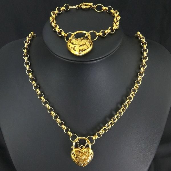 18ct gold filled сердце белчер болт кольцо цепи висячего твердые ожерелий, Silver
18ct gold filled сердце белчер болт кольцо цепи висячего твердые ожерелий, Silver