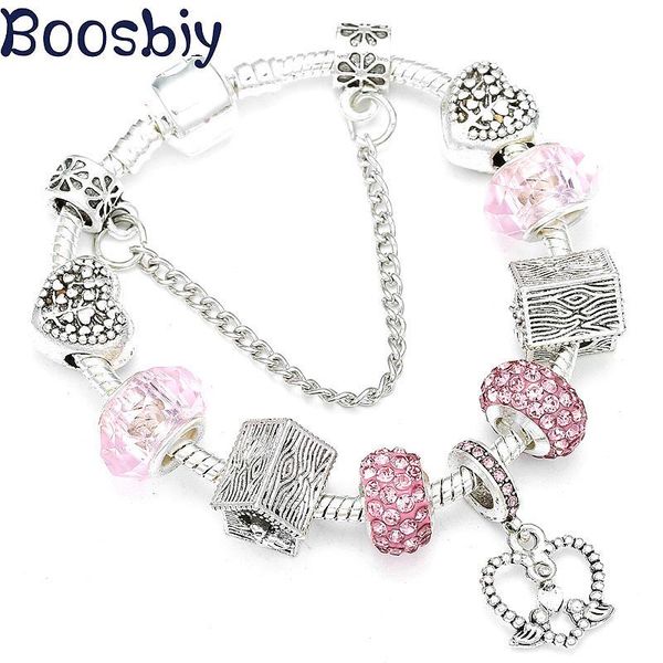 boosbiy европейский fine браслет с розовым кристалл love bird кулон ювелирные изделия подходит браслет для женщин девушек хороший подарок, Golden;silver
boosbiy европейский fine браслет с розовым кристалл love bird кулон ювелирные изделия подходит браслет для женщин девушек хороший подарок, Golden;silver