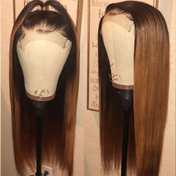 lace wigs ombre 1b/30 front human hair for black women straight 130% brazilian remy full pre plucked, Black;brown
lace wigs ombre 1b/30 front human hair for black women straight 130% brazilian remy full pre plucked, Black;brown