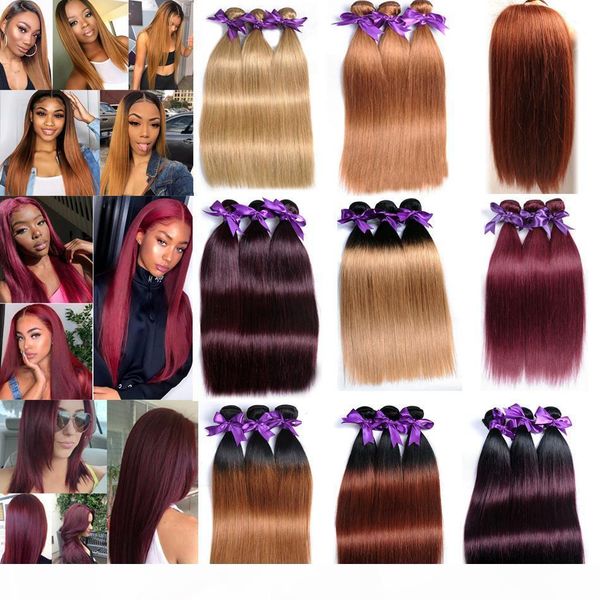 brazilian virgin hair straight 3 bundles 300g brown ombre human hair bundles t1b27 30 99j peruvian malaysian indian human hair extensions, Black
brazilian virgin hair straight 3 bundles 300g brown ombre human hair bundles t1b27 30 99j peruvian malaysian indian human hair extensions, Black