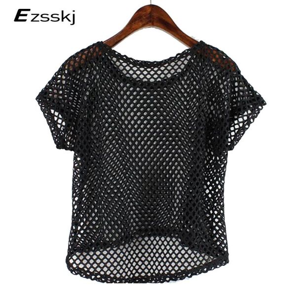 women's t-shirt mesh women girl summer hollow out crop short sleeve t shirt dancewear lady harajuku black white crochet lace shirts
women's t-shirt mesh women girl summer hollow out crop short sleeve t shirt dancewear lady harajuku black white crochet lace shirts