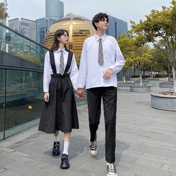 2020 autumn pair shirt class shirt couples clothes couples clothing1, Black 
2020 autumn pair shirt class shirt couples clothes couples clothing1, Black