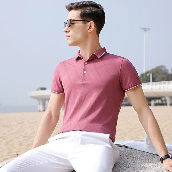 2021 new summer short-sleeve shirt color thin men's t-shirts turn-down collar polo wwpl, White;black
2021 new summer short-sleeve shirt color thin men's t-shirts turn-down collar polo wwpl, White;black