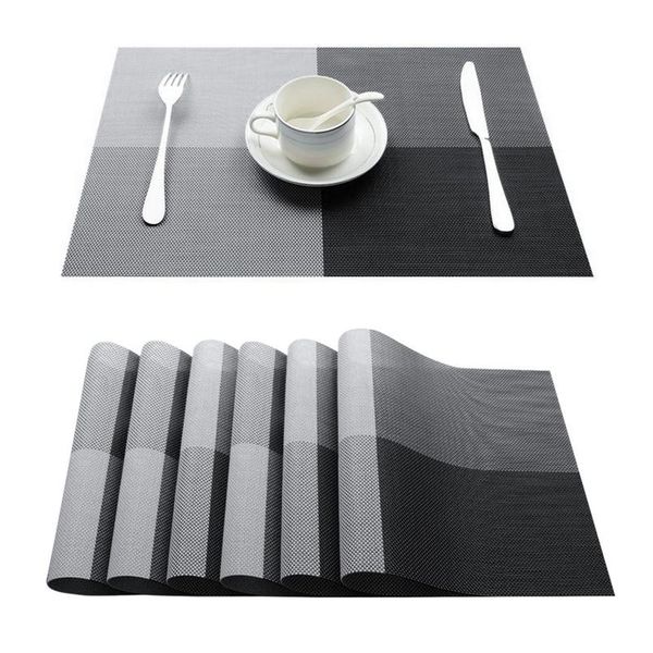 4/6/8 pcs placemats for dining place mat washable pvc in kitchen accessories tableware cup wine mat non-slip pvc pad bla bbyqlb
4/6/8 pcs placemats for dining place mat washable pvc in kitchen accessories tableware cup wine mat non-slip pvc pad bla bbyqlb