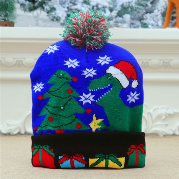 zvxh5 new christmas with hat knitted dinosaur lights high-end children's colorful knitted luminous christmas hat decoration jtcgt
zvxh5 new christmas with hat knitted dinosaur lights high-end children's colorful knitted luminous christmas hat decoration jtcgt