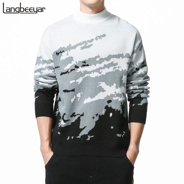 2020 new fashion brand knit pullover sweaters autum winter designer korean camouflage jumper for men cool casual men clothing, White;black
2020 new fashion brand knit pullover sweaters autum winter designer korean camouflage jumper for men cool casual men clothing, White;black