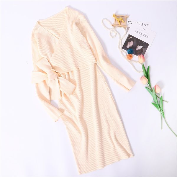 2021 new newautumn winter knee lenght women sweater v neck fashion female dress knitted long warm dresses 5yhc, Black;gray
2021 new newautumn winter knee lenght women sweater v neck fashion female dress knitted long warm dresses 5yhc, Black;gray