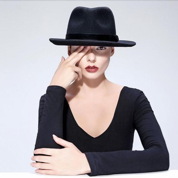 fashion wool women's wide briml summer sun hat for laday chapeu feminino fedora cap panama sunhat hat, Blue;gray
fashion wool women's wide briml summer sun hat for laday chapeu feminino fedora cap panama sunhat hat, Blue;gray