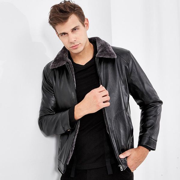 qmgood brand warm men leather jacket winter plus velvet mens jackets and coats men's pu leather jackets black1, Black
qmgood brand warm men leather jacket winter plus velvet mens jackets and coats men's pu leather jackets black1, Black