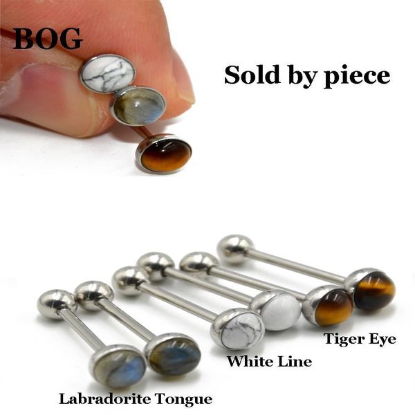 316l surgical steel labradorite tiger eye white line stone tongue barbell ring body piercing jewelry 14g q sqcjoy, Silver
316l surgical steel labradorite tiger eye white line stone tongue barbell ring body piercing jewelry 14g q sqcjoy, Silver