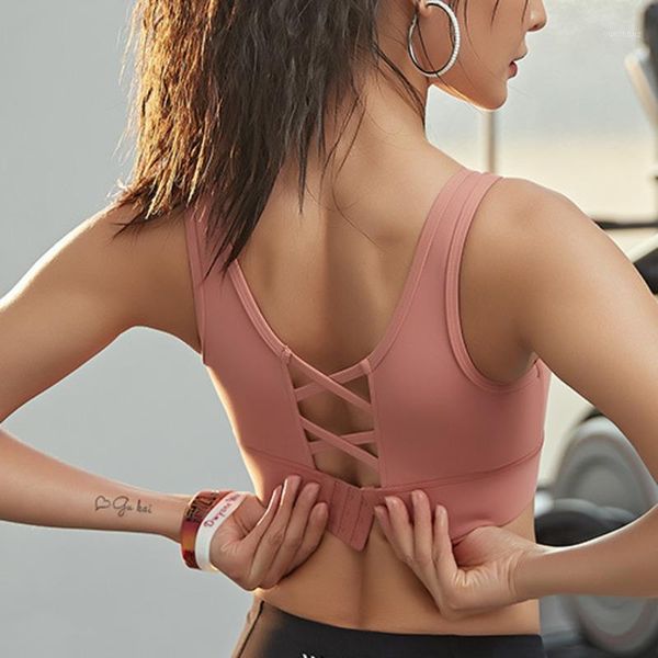 gym clothing adjustable sports bra beauty back yoga high strength shockproof running vest sportswear plus size fitness, White;black
gym clothing adjustable sports bra beauty back yoga high strength shockproof running vest sportswear plus size fitness, White;black