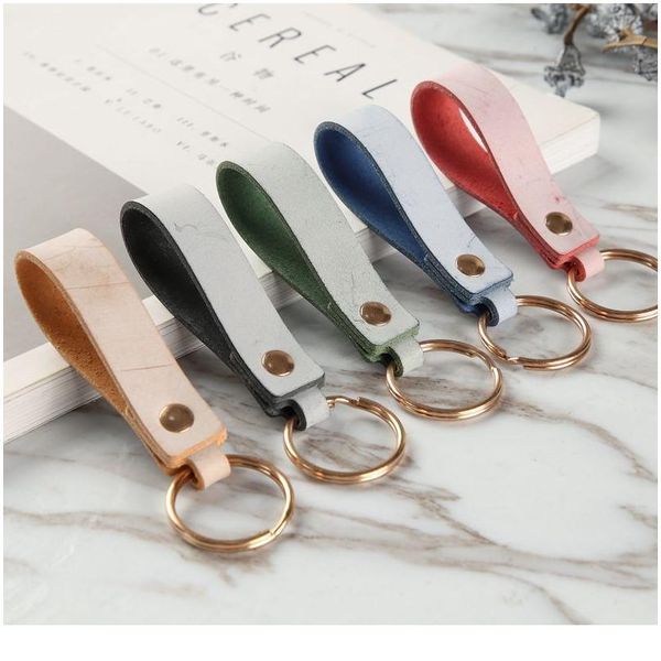 fashion car leather keychain key rope anti-lost leather rope key chain metal key strap handmade creative keychains jllbuo
fashion car leather keychain key rope anti-lost leather rope key chain metal key strap handmade creative keychains jllbuo