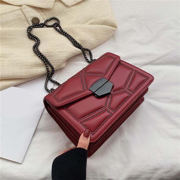 rivet chain designer pu leather crossbody bags for women 2020 simple fashion shoulder bag lady luxury small handbags
rivet chain designer pu leather crossbody bags for women 2020 simple fashion shoulder bag lady luxury small handbags