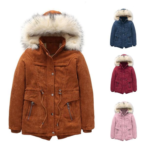 2021 the new new fast girls cotton wool fur collar with mid-cap warm length children oc29, Black
2021 the new new fast girls cotton wool fur collar with mid-cap warm length children oc29, Black