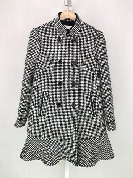 women's wool & blends female money thousand birds double row buckle coat 7485 lose money1, Black
women's wool & blends female money thousand birds double row buckle coat 7485 lose money1, Black