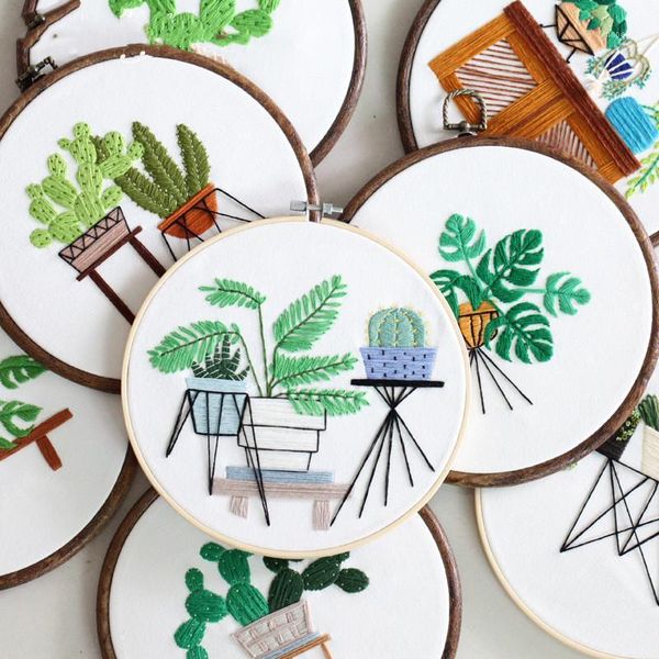 paintings 30cm diy embroidery with hoop succulents plant cactus needlework cross stitch sewing kit for beginner nordic home decor1
paintings 30cm diy embroidery with hoop succulents plant cactus needlework cross stitch sewing kit for beginner nordic home decor1