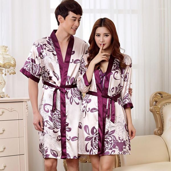 women fashion floral silk satin robe&gown set nightdress robe set or men half sleeve robe bathrobe for summer1, Black;red
women fashion floral silk satin robe&gown set nightdress robe set or men half sleeve robe bathrobe for summer1, Black;red